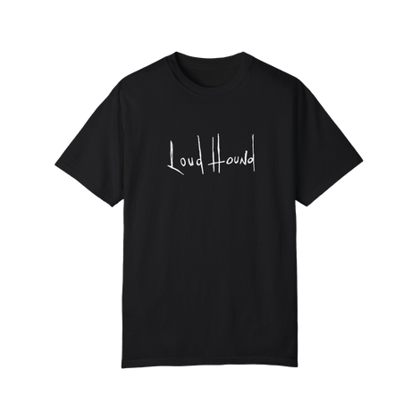 LOUD HOUND Embroidered Tee Black